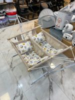 گهواره دوقلو آنیا طرح تشک حیوانات